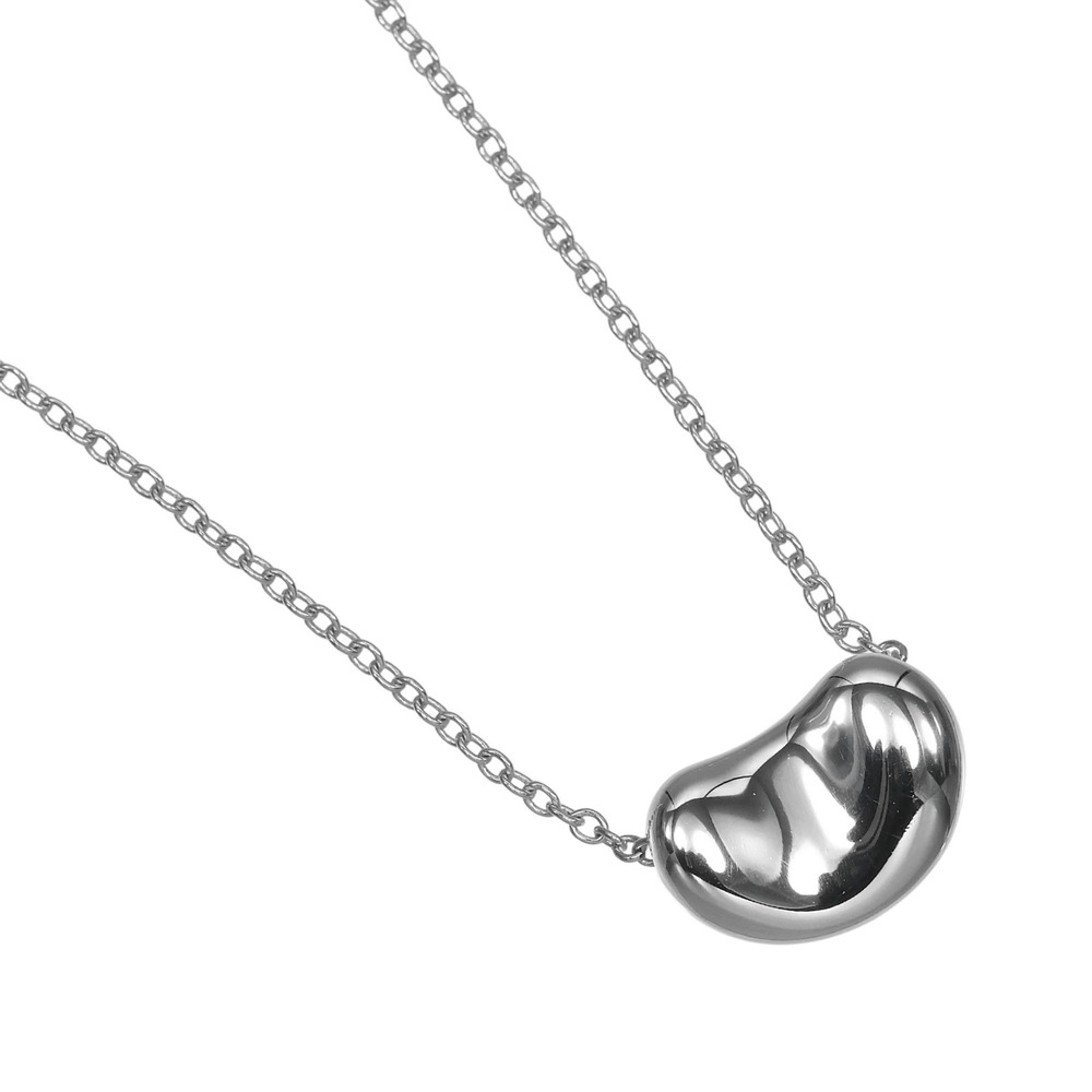 TIFFANY Silver Bean Necklace